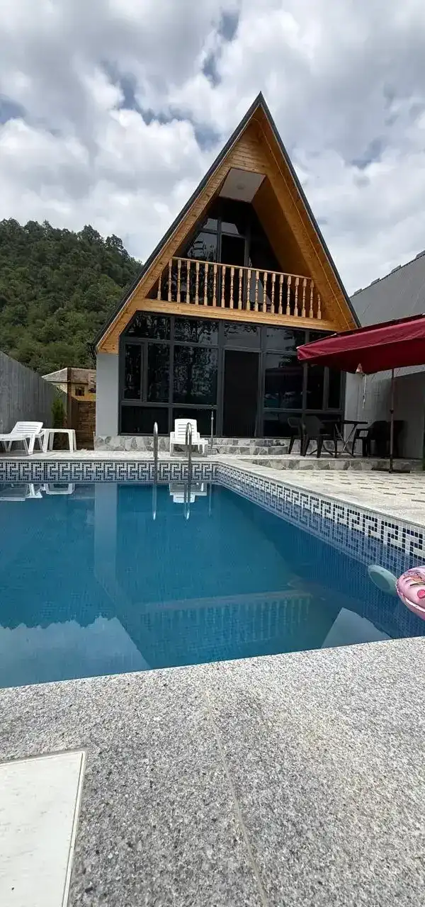 Lerikdə dağ mənzərəli A-Frame ev — Lerik, Piran kəndi — daxili şəkil 2