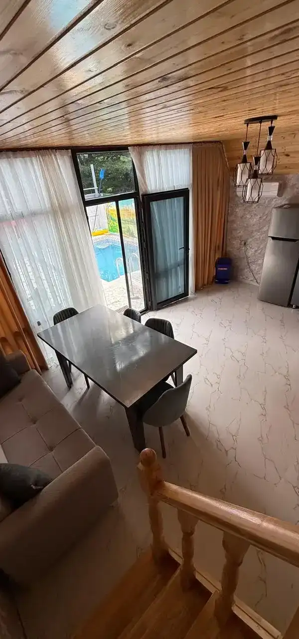 Lerikdə dağ mənzərəli A-Frame ev — Lerik, Piran kəndi — daxili şəkil 5